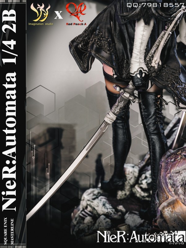 Imagination studio X Red Peach A NieR:Automata 2B Hot Sexy 1/4 Statue